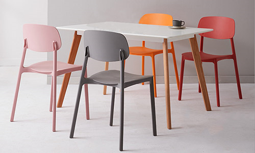 Tables and chairs